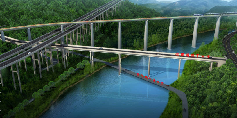 巴州区枣林至寺岭农村扶贫公路哨鸭子大桥新建工程